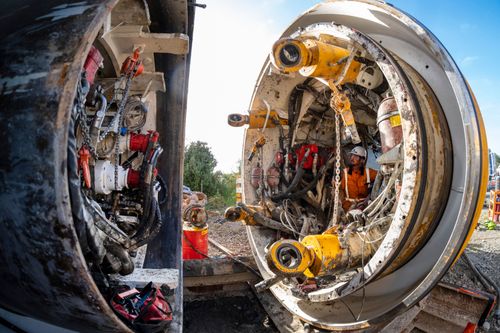 The Domenica Micro Tunnel Boring Machine is refurbished ahead of Link Sewer B work commencing - 2023